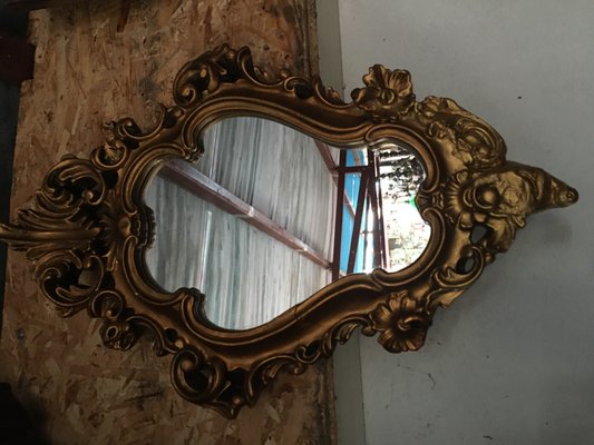 English Plaster Frame Mirror, 1990s-WQQ-628143