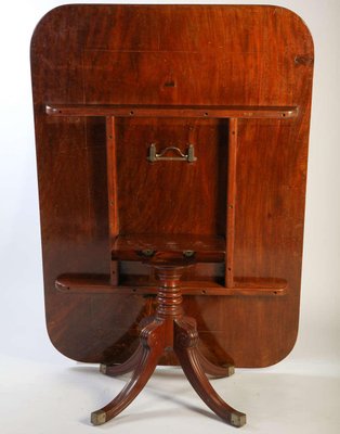 English Regency Mahogany Breakfast Table, 19th Century