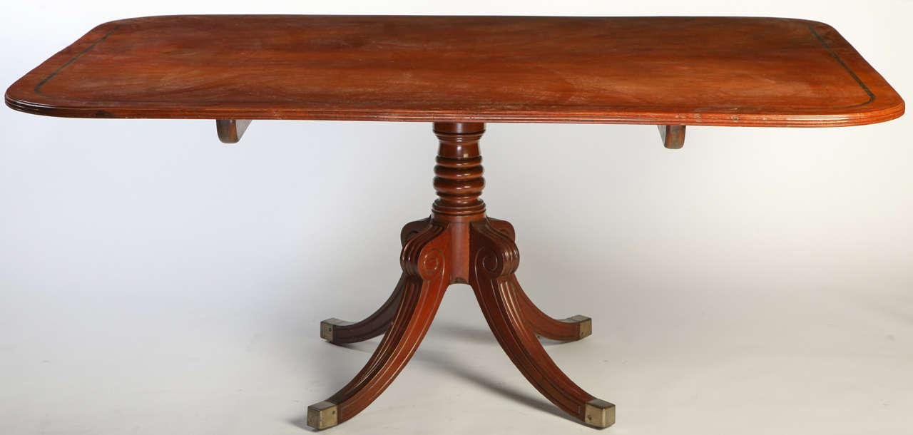 English Regency Mahogany Breakfast Table, 19th Century-MBH-1092952