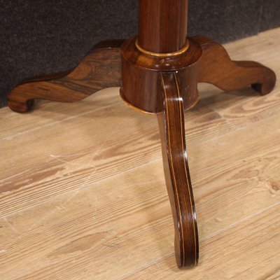 English Side Table in Inlaid Wood, 1950s-RP-1797044