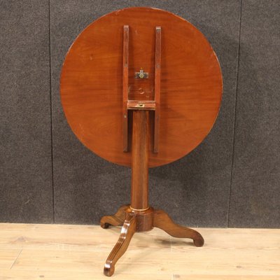 English Side Table in Inlaid Wood, 1950s-RP-1797044