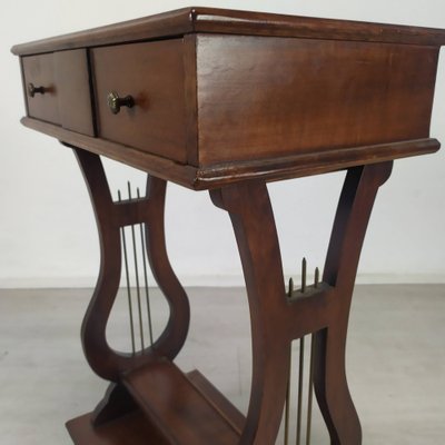 English Side Table with Drawers-EAD-974746