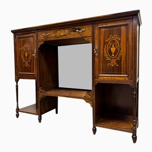 English Sideboard in Rosewood with Boxwood Inlay, 1900-ALF-2033466