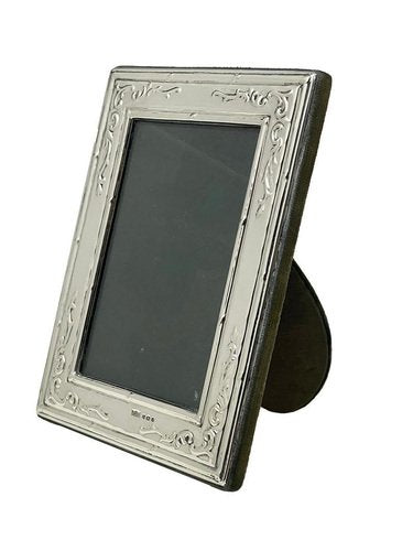 English Silver Picture Frame by P.J. Panton, 1985