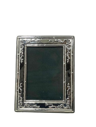 English Silver Picture Frame by P.J. Panton, 1985