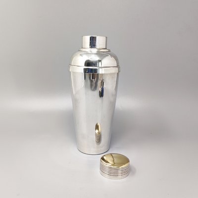 English Stainless Steel Cocktail Shaker, 1950s-QGR-1145154