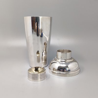 English Stainless Steel Cocktail Shaker, 1950s-QGR-1145154