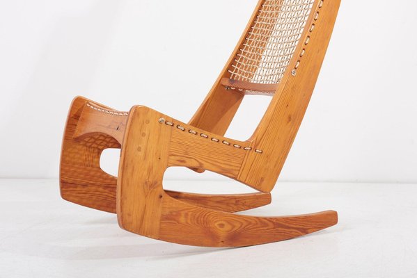 English Studio Rocking Chair by Jeremy Broun, 1970s-SFD-1181448