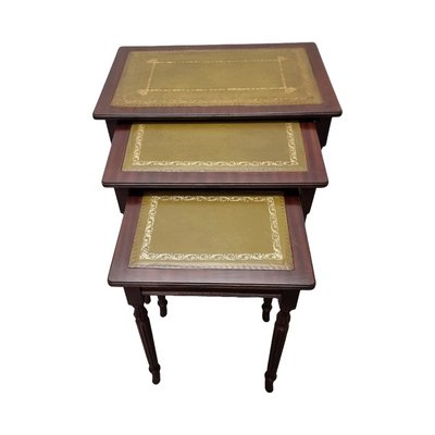 English Style Classic Nesting Tables, 1970s, Set of 3-VHW-2034462