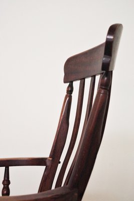 English Victorian Windsor Farm Chairs, Set of 4-KNM-1017082