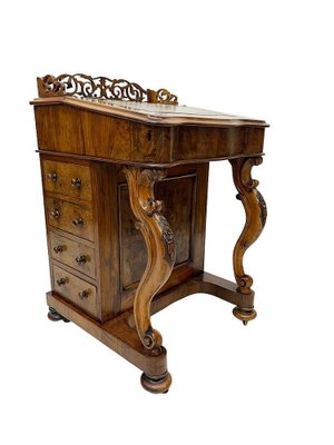 English Walnut Davenport Desk, 19th Century-UCH-1761435