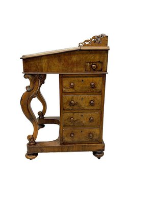 English Walnut Davenport Desk, 19th Century-UCH-1761435