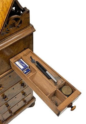 English Walnut Davenport Desk, 19th Century-UCH-1761435