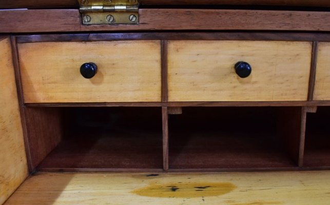 English Walnut Davenport Secretaire, 1800s-RVK-839703