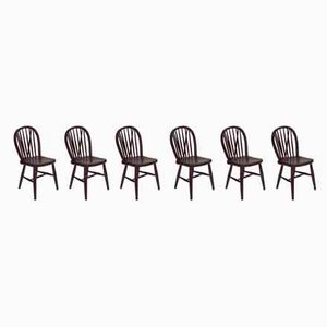 English Windsor Chair by John Gomm, 1930s, Set of 6-KGD-1126475