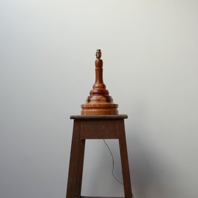 English Wood Specimen Table Lamp-JRP-839690