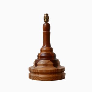 English Wood Specimen Table Lamp-JRP-839690