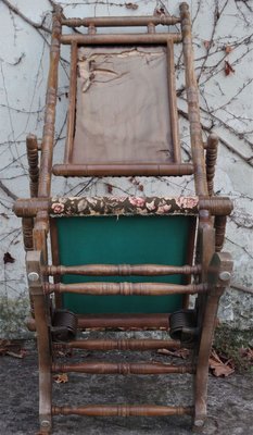 English Wooden Rocking Chair, 1930s-KNM-840534