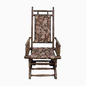 English Wooden Rocking Chair, 1930s-KNM-840534