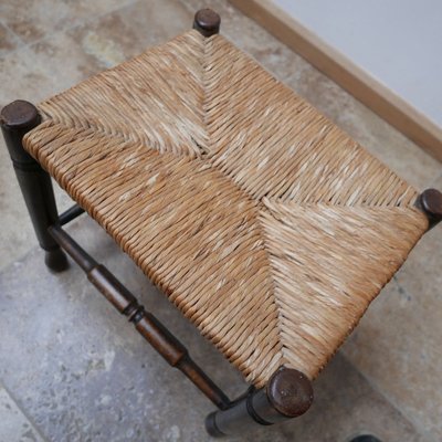 English Wooden Stool, 1940s-JRP-838647