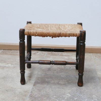 English Wooden Stool, 1940s-JRP-838647