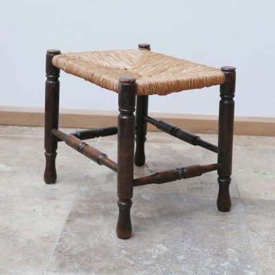 English Wooden Stool, 1940s-JRP-838647