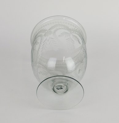 Engraved Glass Photophore Cup-LW-1309777