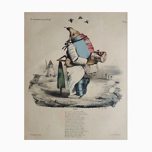 Enigme - Original Lithograph by J.J. Grandville - 1835 1835-ZCI-760792