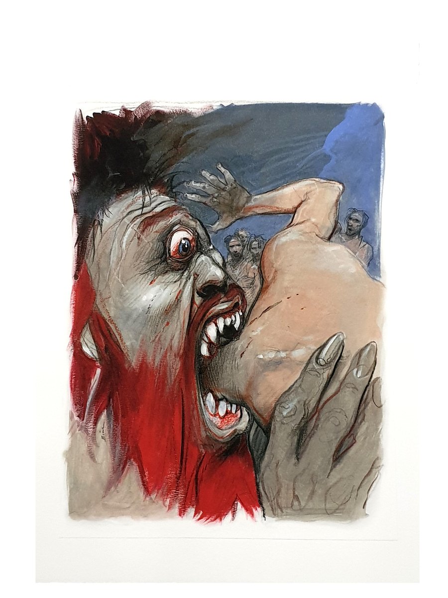 Enki Bilal - Cyclops Eating - Original Lithograph 2012