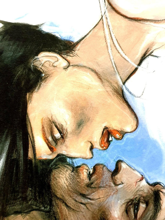 Enki Bilal - The Kiss - Original Lithograph 2012