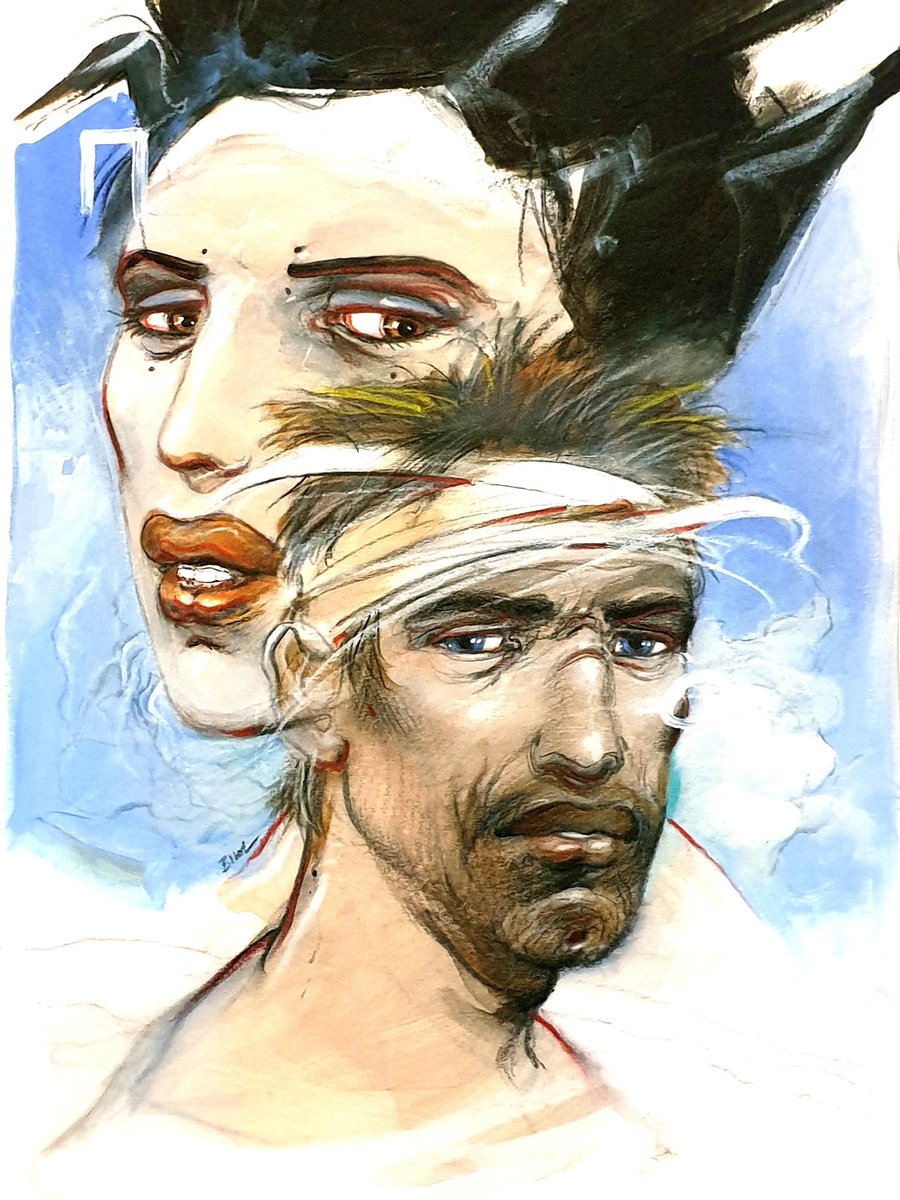 Enki Bilal - Ulysses and Penelope - Original Lithograph 2012