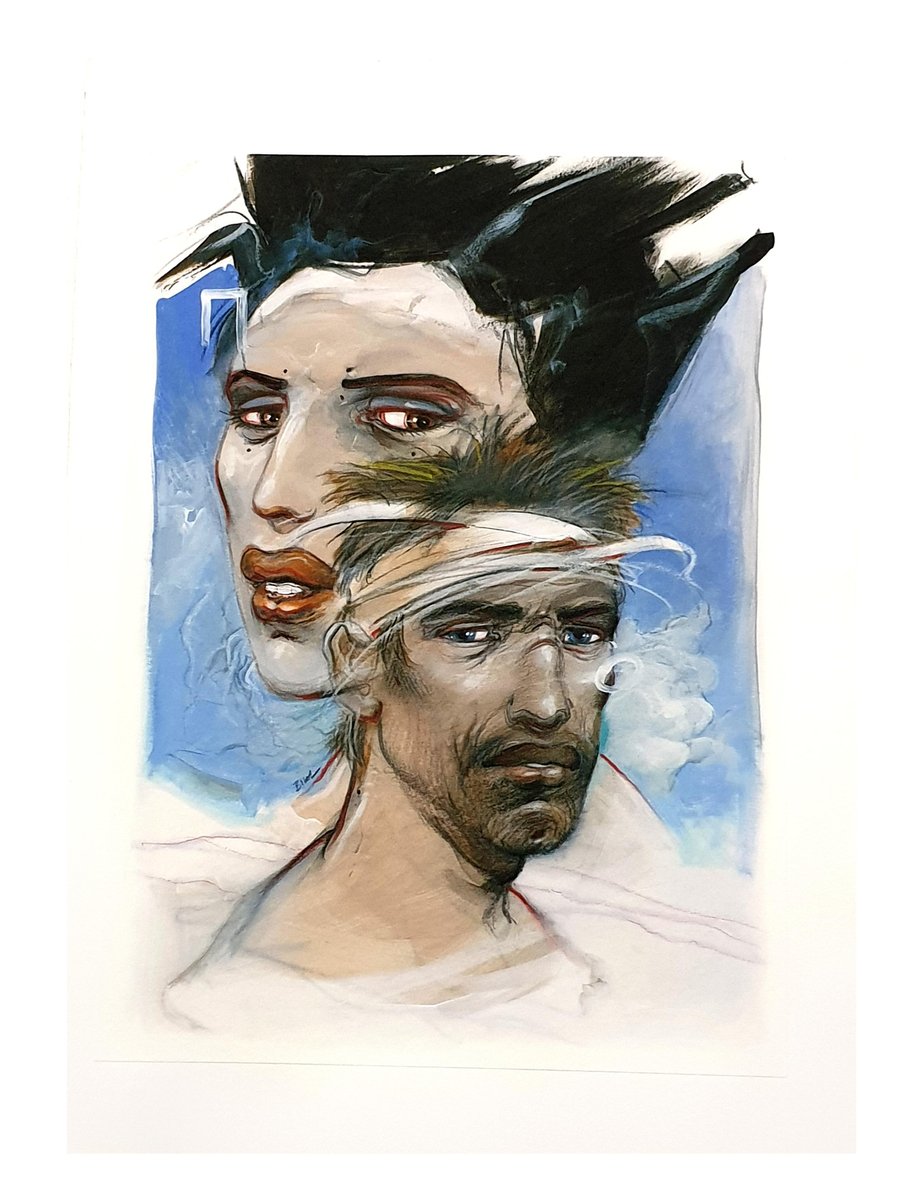 Enki Bilal - Ulysses and Penelope - Original Lithograph 2012