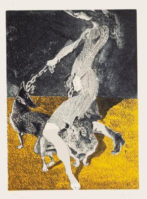 Ennio Calabria, Woman, Lithograph, 1970-ZCI-871642