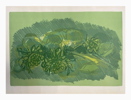 Ennio Morlotti, Sunflowers, 1975, Lithograph-PKM-1719679