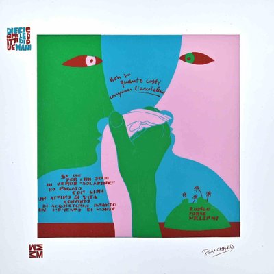 Ennio Pouchard, A Pearl: Diecicomeleditadi, Screen Print on Acetate, 1973-ZCI-1383158