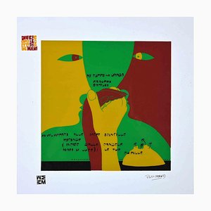 Ennio Pouchard, Azzurro Soffuso, Screen Print on Acetate, 1973-ZCI-1762047