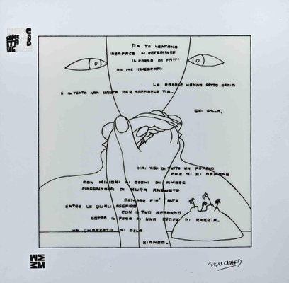 Ennio Pouchard, Diecicomeleditadiduemani, Screen Print on Acetate, 1973-ZCI-1383160