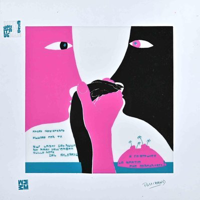 Ennio Pouchard, Fluire con Te: Diecicomeledi, Screen Print on Acetate, 1973-ZCI-1383154