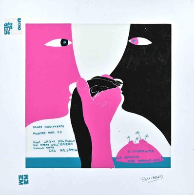 Ennio Pouchard, Fluire con Te: Diecicomeledi, Screen Print on Acetate, 1973-ZCI-1383156