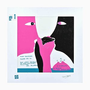 Ennio Pouchard, Fluire con Te: Diecicomeledi, Screen Print on Acetate, 1973-ZCI-1383156