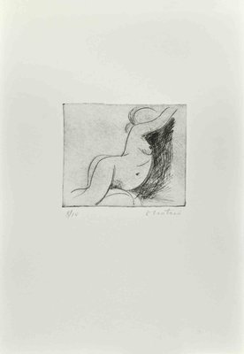 Enotrio Pugliese, Nude, Etching, 1963-ZCI-1760437