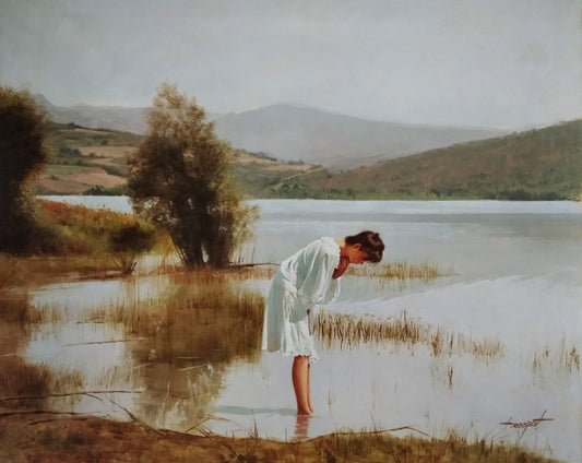 Enric Torres Prat, Landscape, 1995, Oil on Canvas