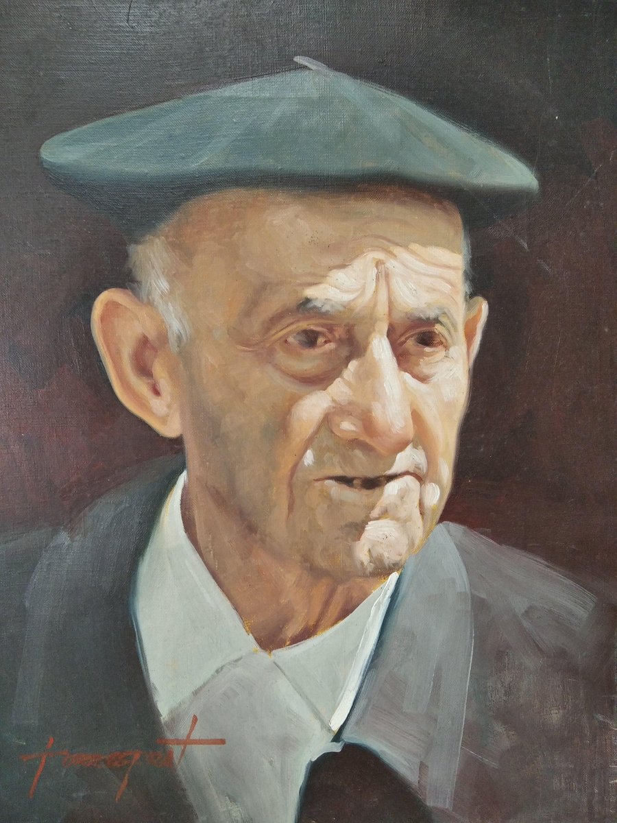 Enric Torres Prat, Portrait, 1995, Oil on Canvas