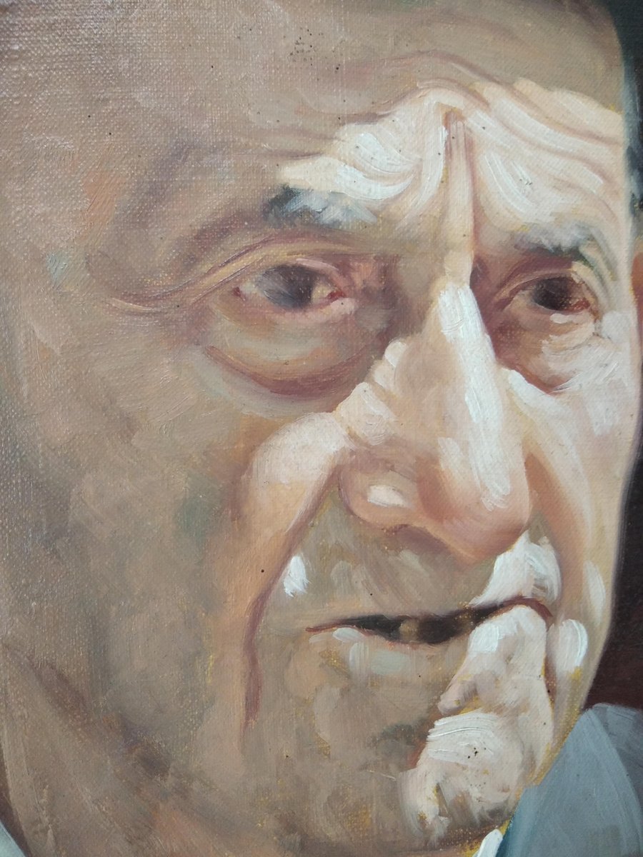 Enric Torres Prat, Portrait, 1995, Oil on Canvas