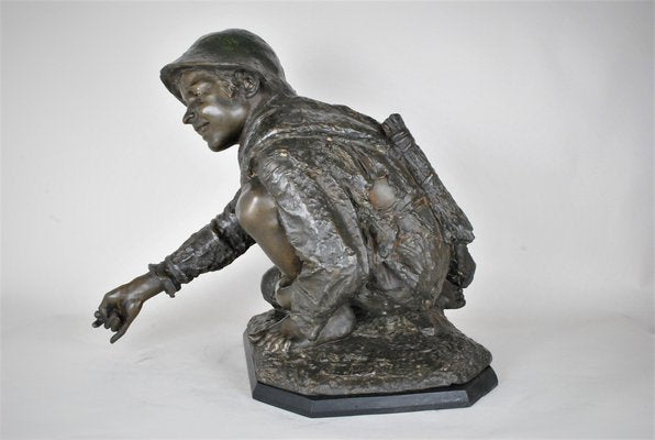 Enrico Astorri, Marble Player, 19th-Century, Bronze-SYQ-1270962