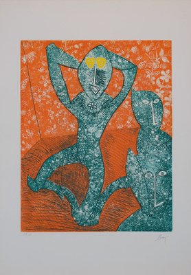 Enrico Baj, Baj Chez Picasso 11, 1969, Etching-KHH-1198286