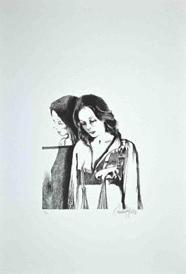 Enrico Borghi, The Woman, 1973, Original Lithograph-ZCI-985985