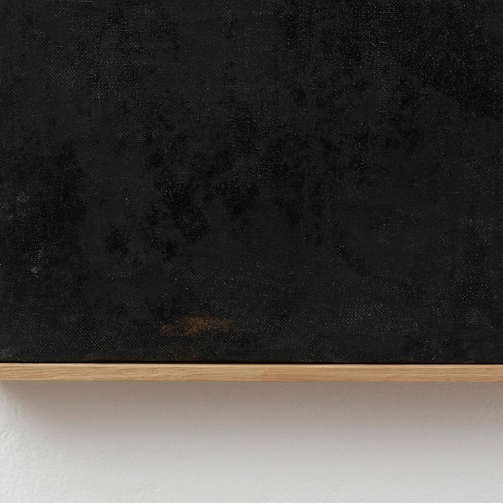 Enrico Della Torre, Black Painting, 21st-century, Charcoal on Linen