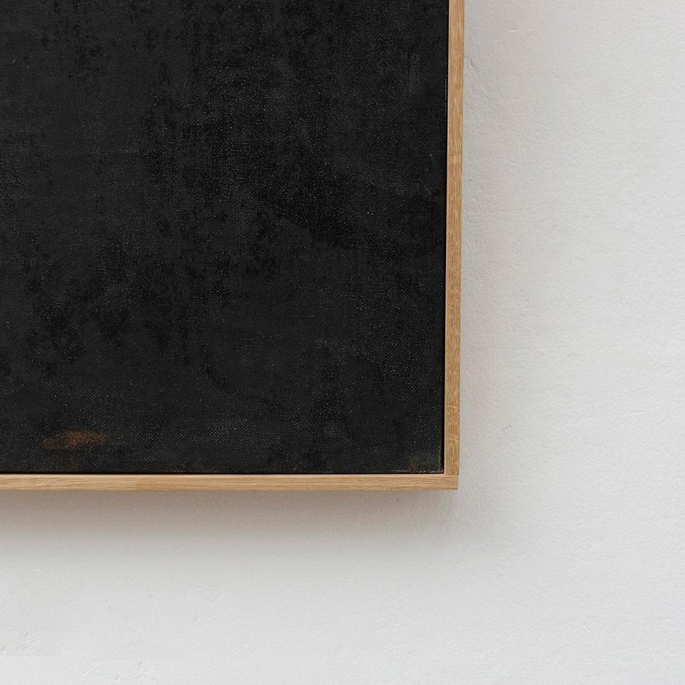 Enrico Della Torre, Black Painting, 21st-century, Charcoal on Linen