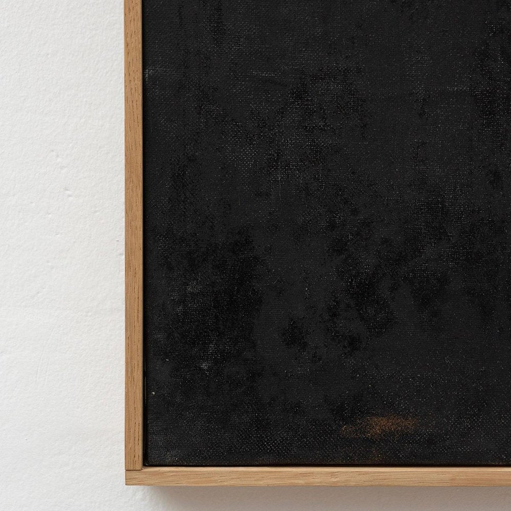 Enrico Della Torre, Black Painting, 21st-century, Charcoal on Linen